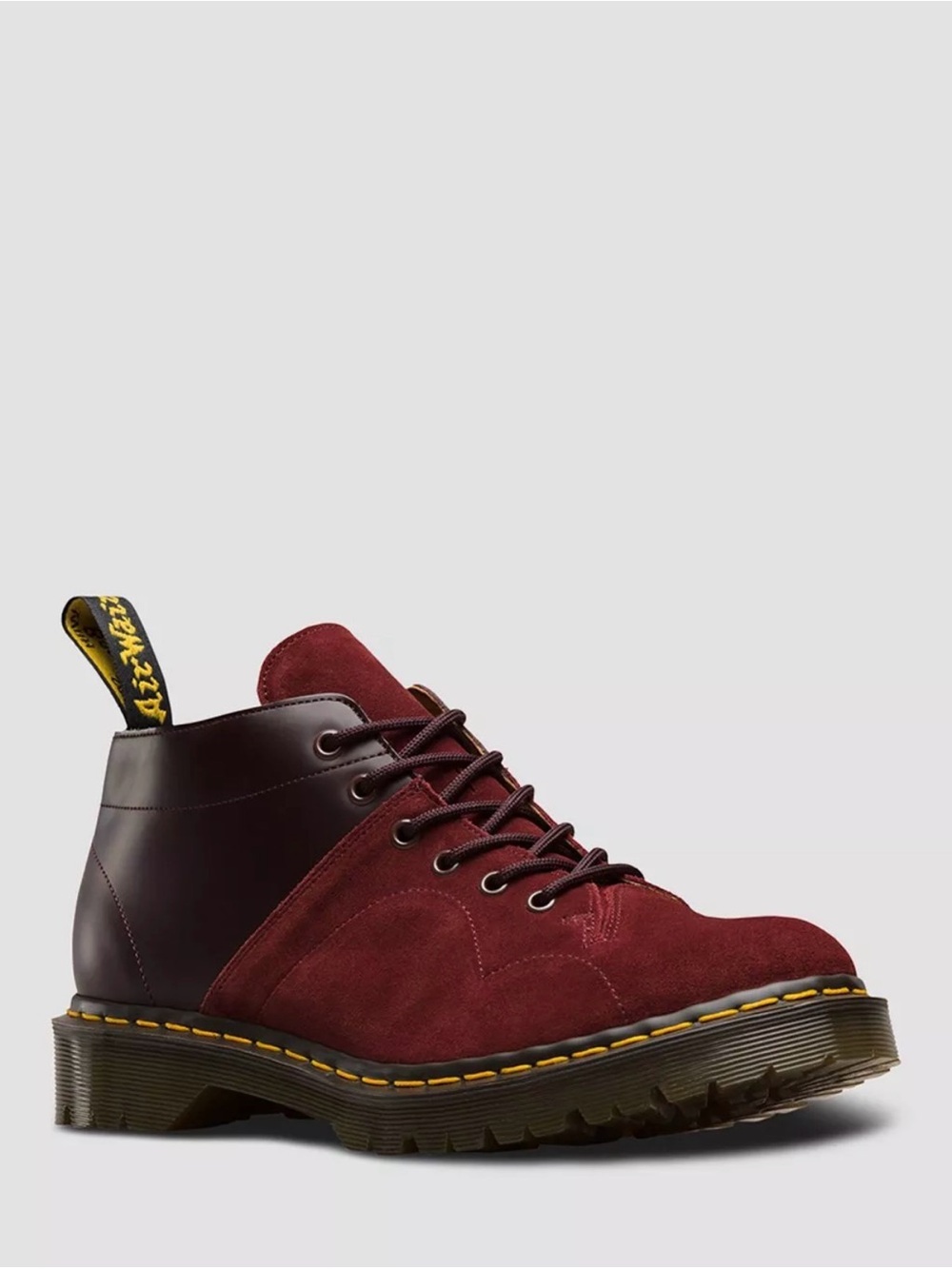 Dr Martens x Engineered Garments Suede Patchwork Lace Boots